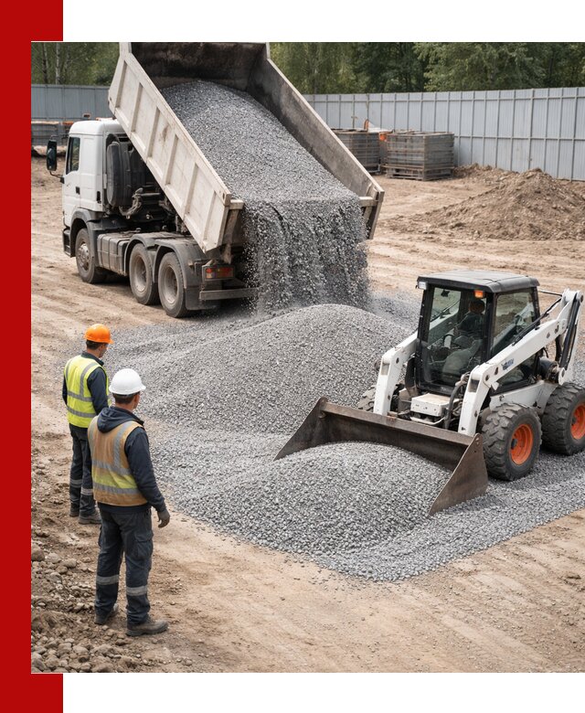 Доставка и продажа гранитного щебня фракции 0-5 в Оренбурге