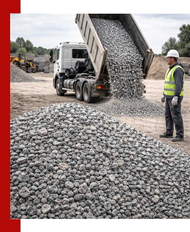 Доставка и продажа гранитного щебня фракции 5-20 в Оренбурге