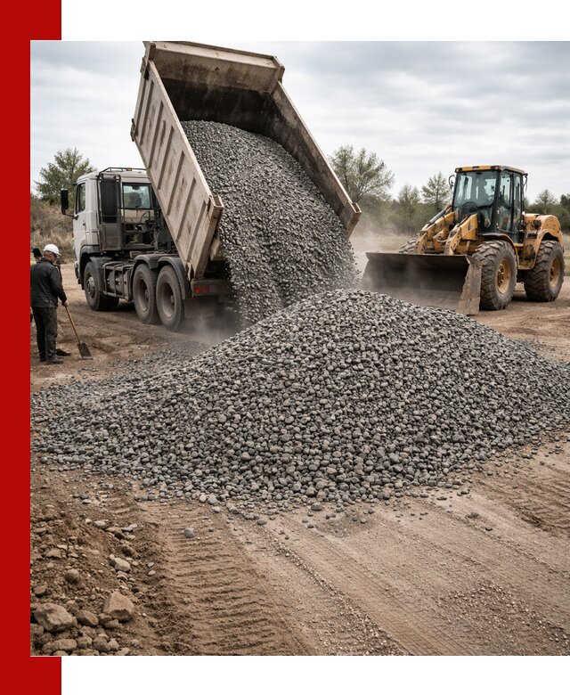 Гранитный щебень фракция 10-20 с доставкой в Оренбурге