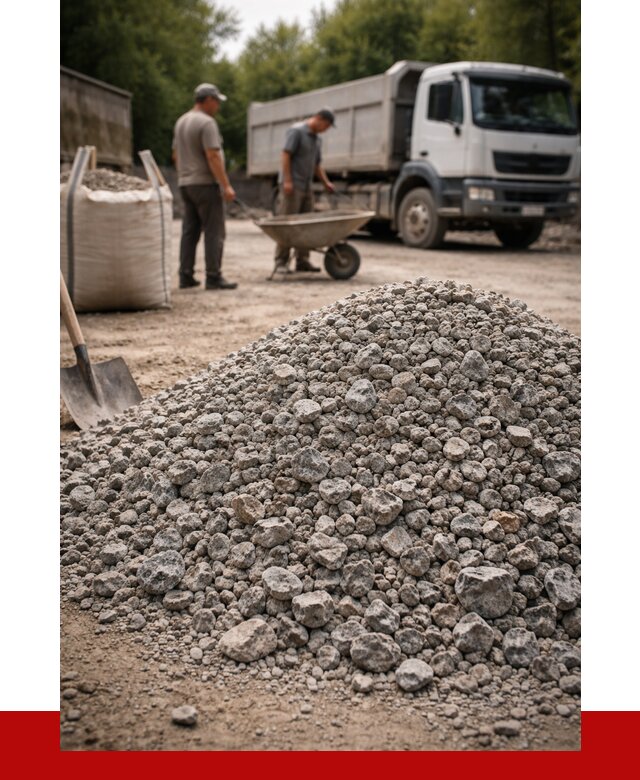 Гранитный щебень фракция 20-40 в Оренбурге от 3254 руб. ПРОНЕРУДРнб