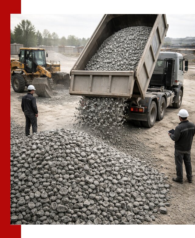 Доставка гранитного щебня фракции 20-40 в Оренбурге