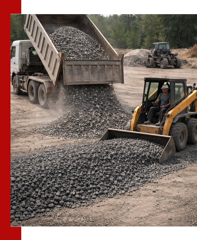 Гранитный щебень фракция 40-70 с доставкой в Оренбурге