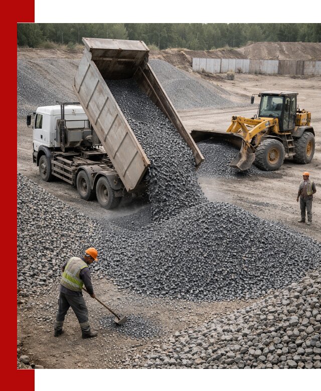 Щебень габбро-диабаз фр. 5-20 с доставкой в Оренбурге