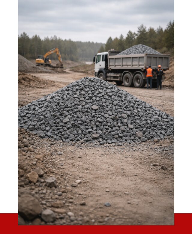 Щебень габбро диабаз фракция 40-70 в Оренбурге от 2237 р-ПРОНЕРУДРнб