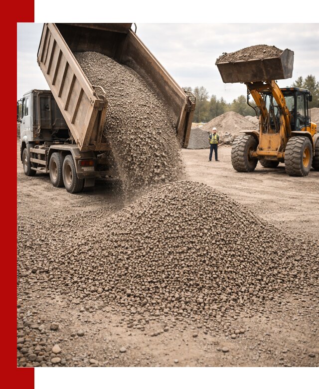 Гравийный щебень фракция 3–10 с доставкой в Оренбурге