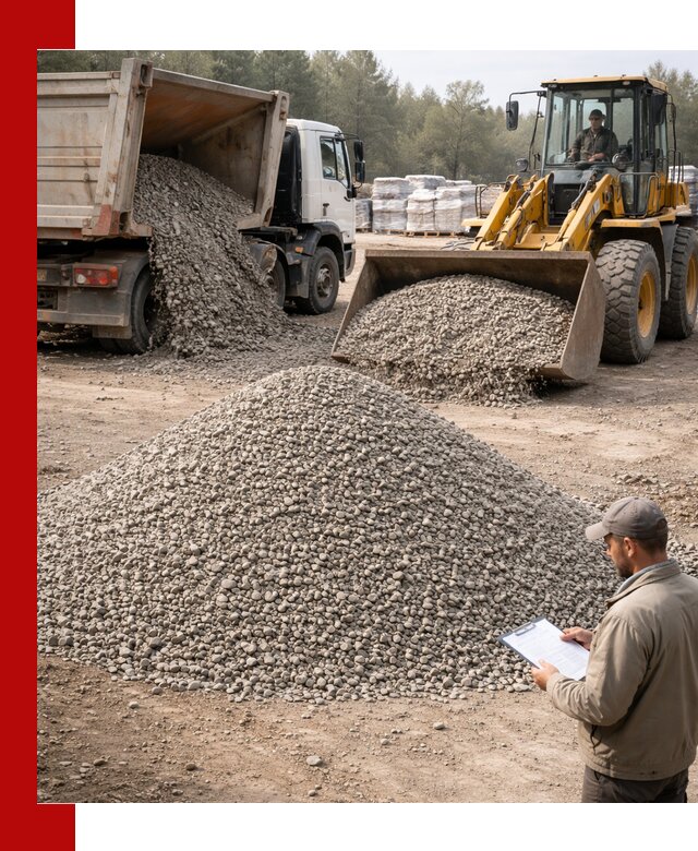 Гравийный щебень фракция 5–10 с доставкой в Оренбурге