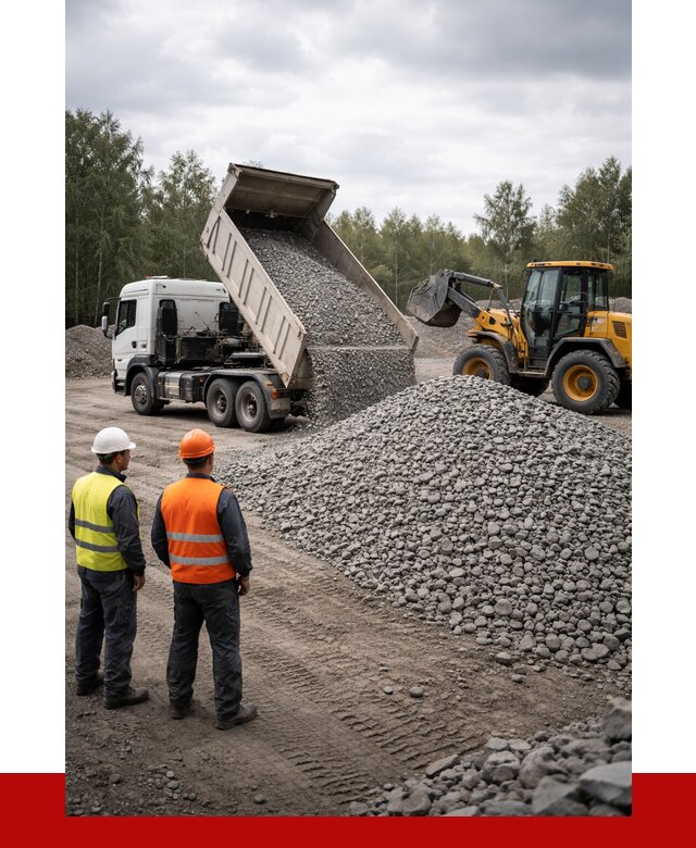 Гравийный щебень фракция 40-70 в Оренбурге от 9661р | ПРОНЕРУДРнб