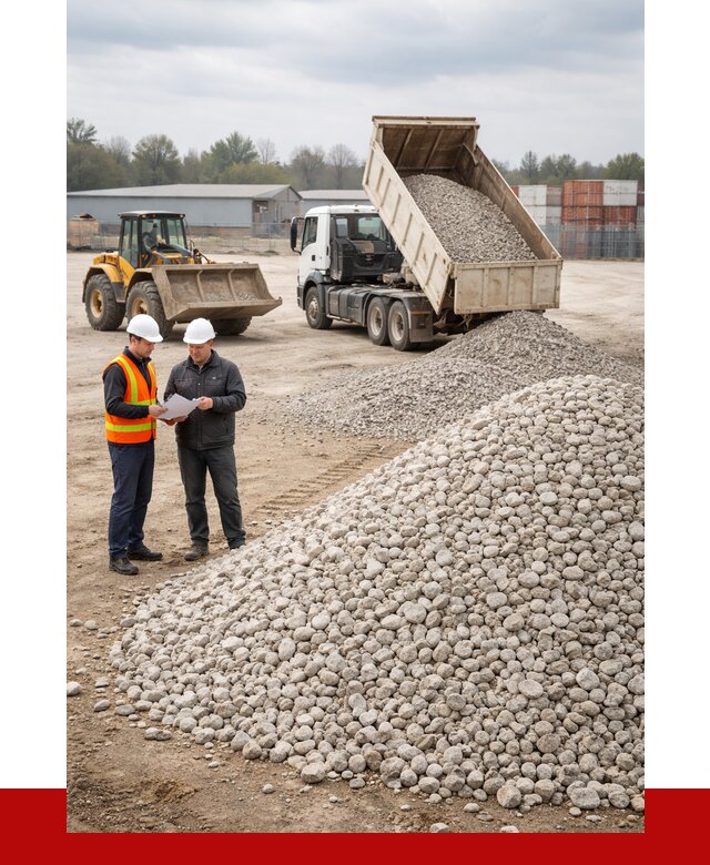 Известняковый щебень в Оренбурге от 1424 р. доставка | ПРОНЕРУДРнб