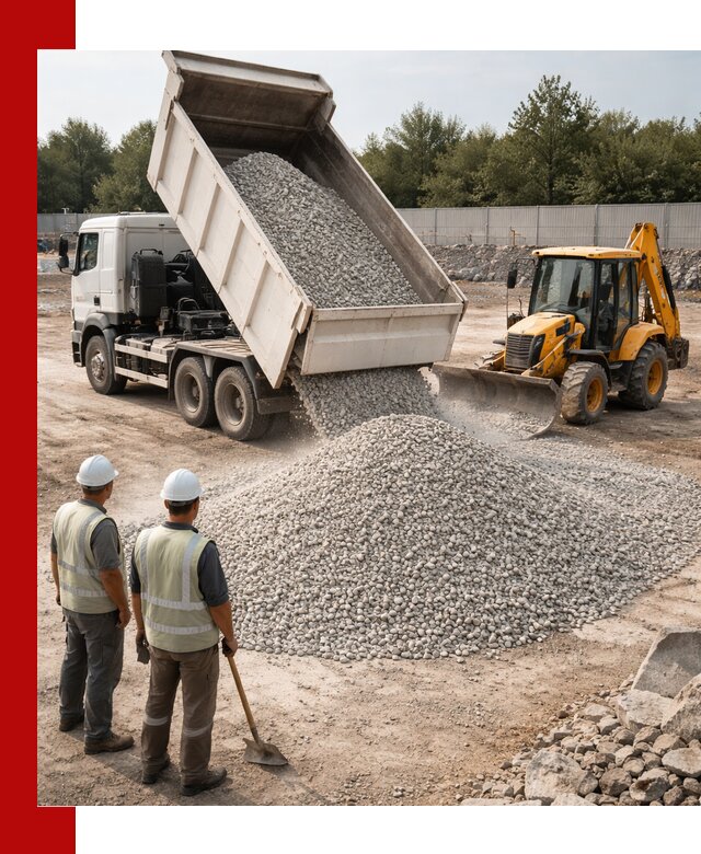 Купить известняковый щебень фракции 5–10 мм с доставкой в Оренбурге