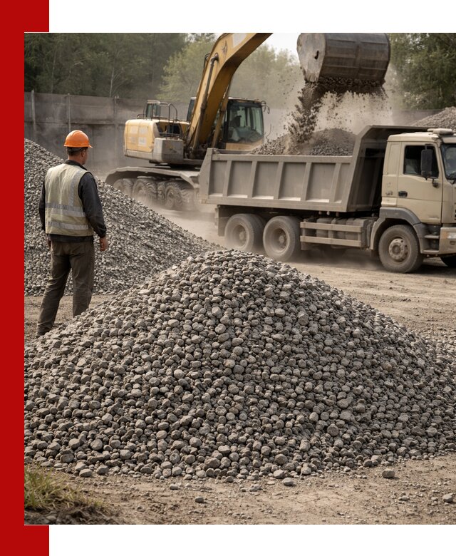 Шлаковый щебень фракция 5-20 с доставкой в Оренбурге