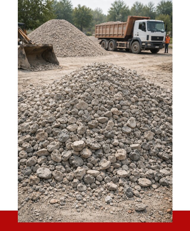 Вторичный щебень фракция 20-40 в Оренбурге от 2237 р ПРОНЕРУДРнб