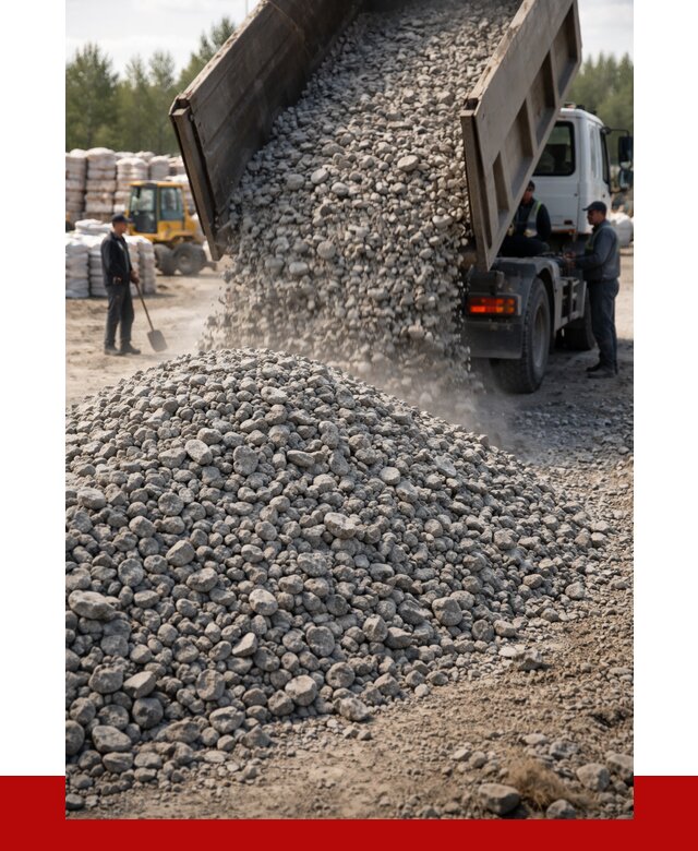 Бетонный щебень фракция 40-70 в Оренбурге от 1830 р. ПРОНЕРУДРнб