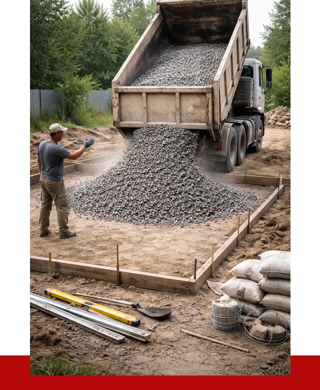 Купить щебень для фундамента в Оренбурге от 4576 р. | ПРОНЕРУДРнб