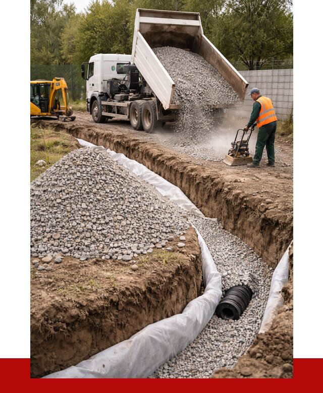 Щебень для дренажа в Оренбурге от 1881 р., ПРОНЕРУДРнб доставка