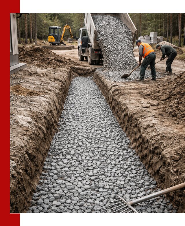 Щебень для дренажа с доставкой в Оренбурге высокого качества