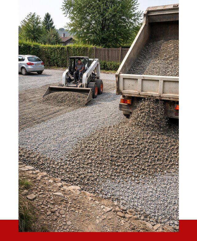 Щебень для парковки в Оренбурге с доставкой от 1220 р.| ПРОНЕРУДРнб