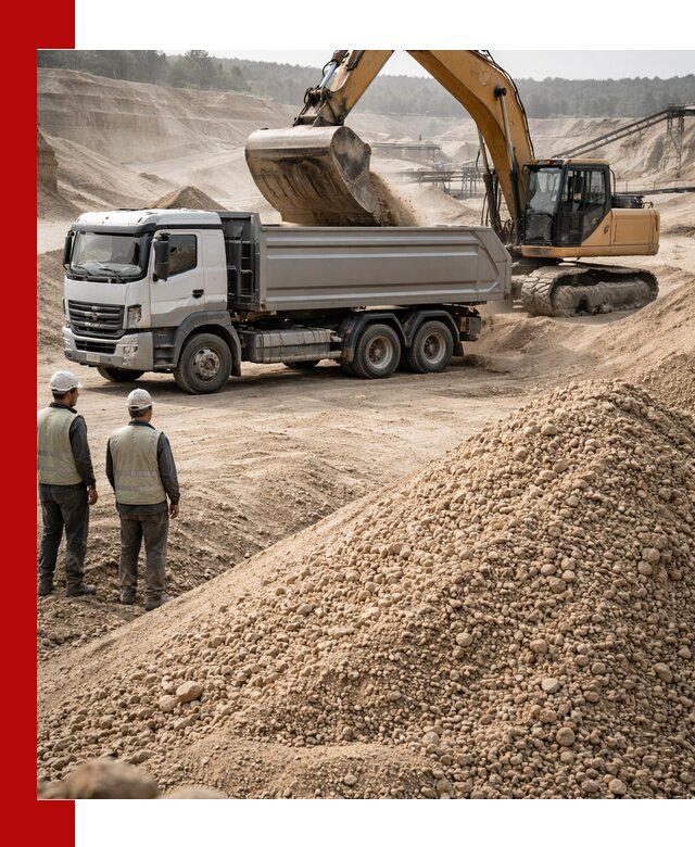 Карьерный крупнозернистый песок с доставкой в Оренбурге