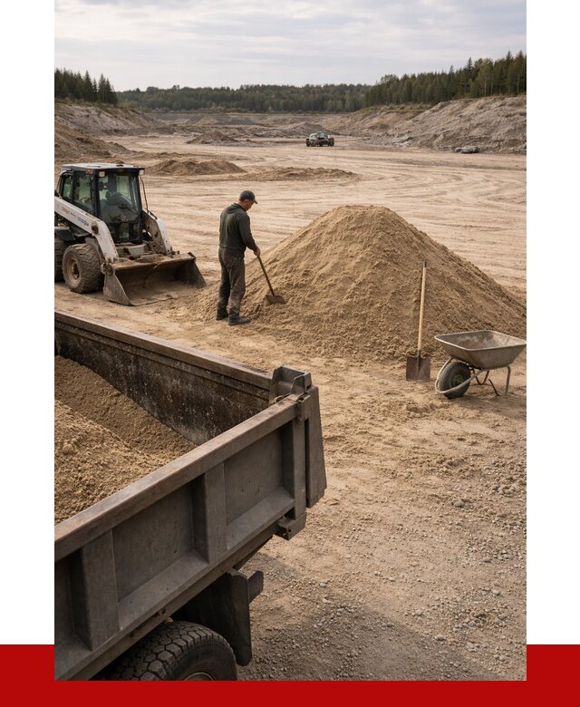 Карьерный песок среднезернистый в Оренбурге, от 2237 р. ПРОНЕРУДРнб