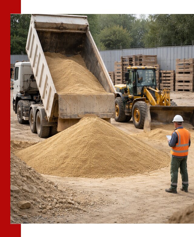 Доставка карьерного мелкозернистого песка в Оренбурге