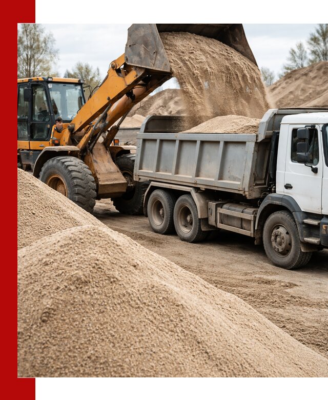 Доставка сеяного песка в Оренбурге оптом и в розницу