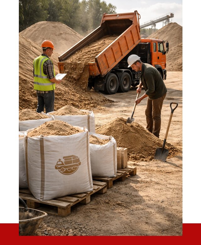 Строительный песок в Оренбурге от 2237 р. с доставкой, ПРОНЕРУДРнб