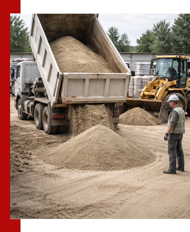 Поставка и доставка песка для бетона в Оренбурге