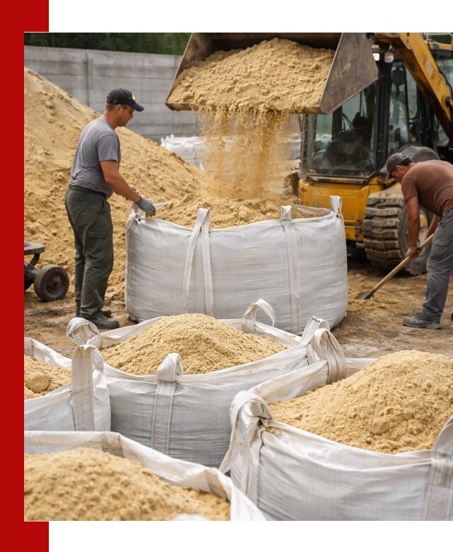 Поставка качественного песка для кладки в Оренбурге