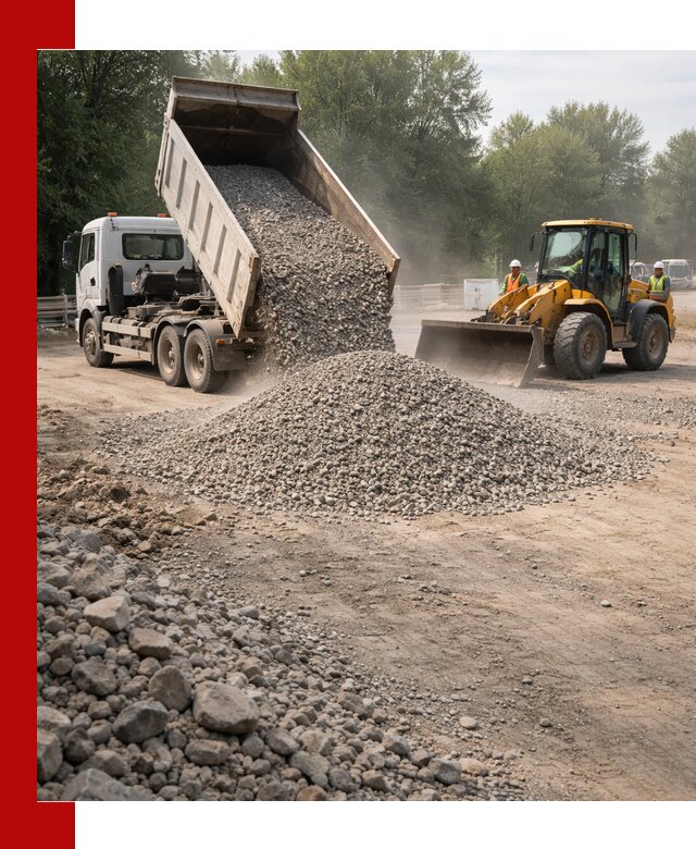 Гравий фракция 5–20 доставка в Оренбурге оптом и в розницу