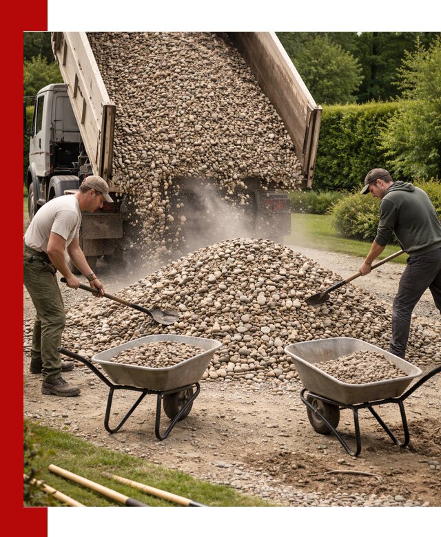 Доставка и продажа декоративной гальки в Оренбурге