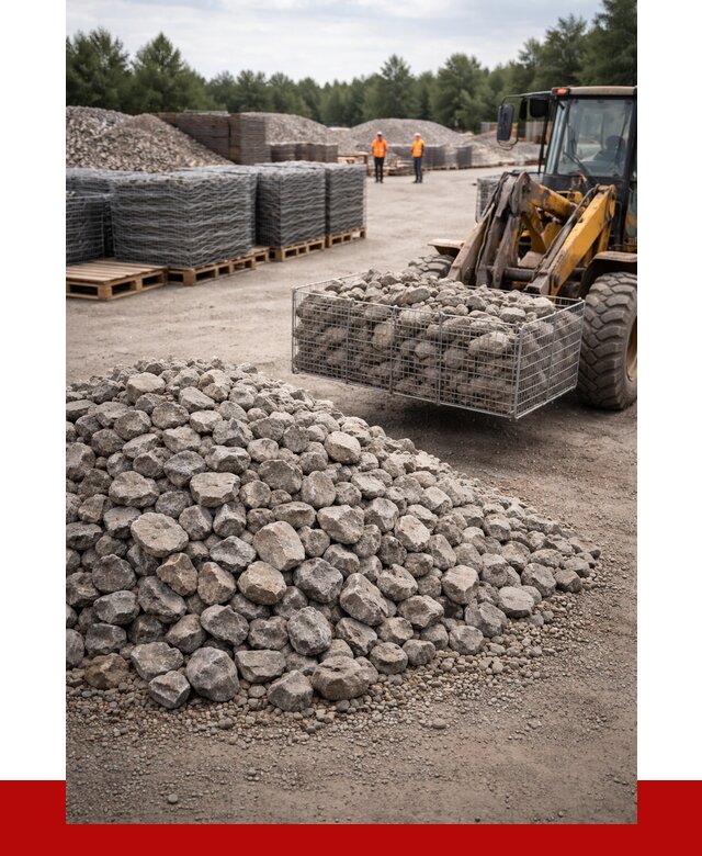 Камень для габионов фракция 70-150 в Оренбурге от 4271 р. | ПРОНЕРУДРнб