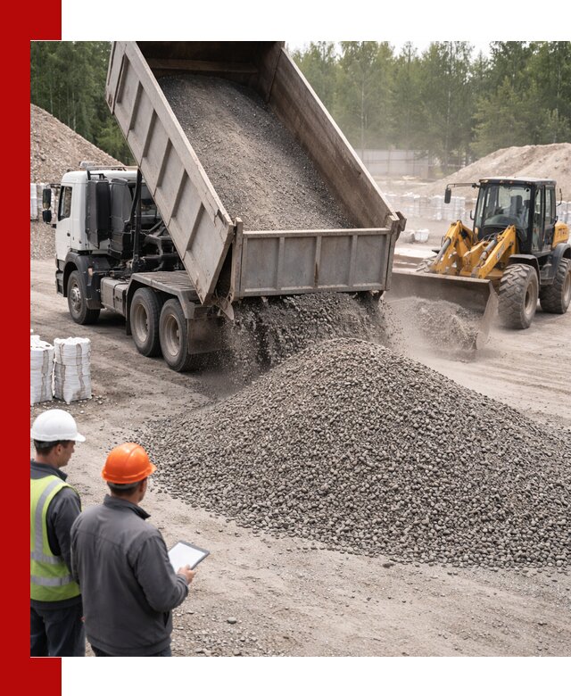 Доставка и продажа гранитного отсева 0-10 в Оренбурге