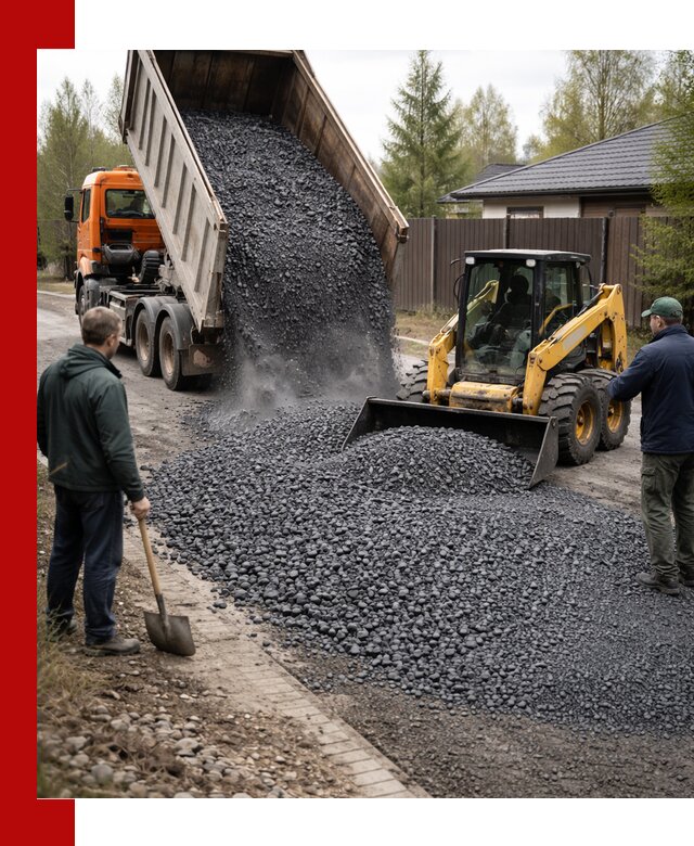 Крошка габбро с доставкой в Оренбурге для строительных работ