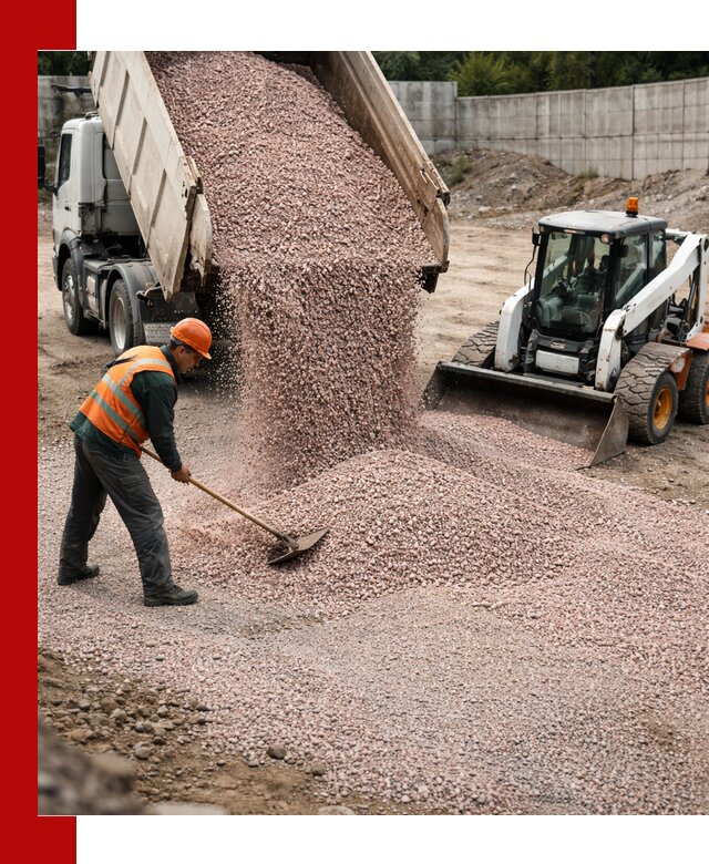 Крошка розовый гранит с доставкой в Оренбурге от производителя