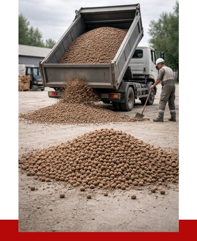 Керамзит с доставкой в Оренбурге от 4271 р. за м3 | ПРОНЕРУДРнб