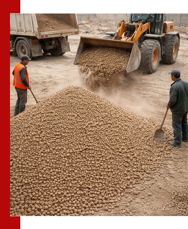 Керамзит фракция 10-20 с доставкой в Оренбурге