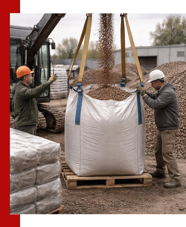 Керамзит в биг-бегах с доставкой в Оренбурге