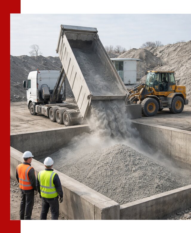 Доставка цемента навалом в Оренбурге крупными партиями