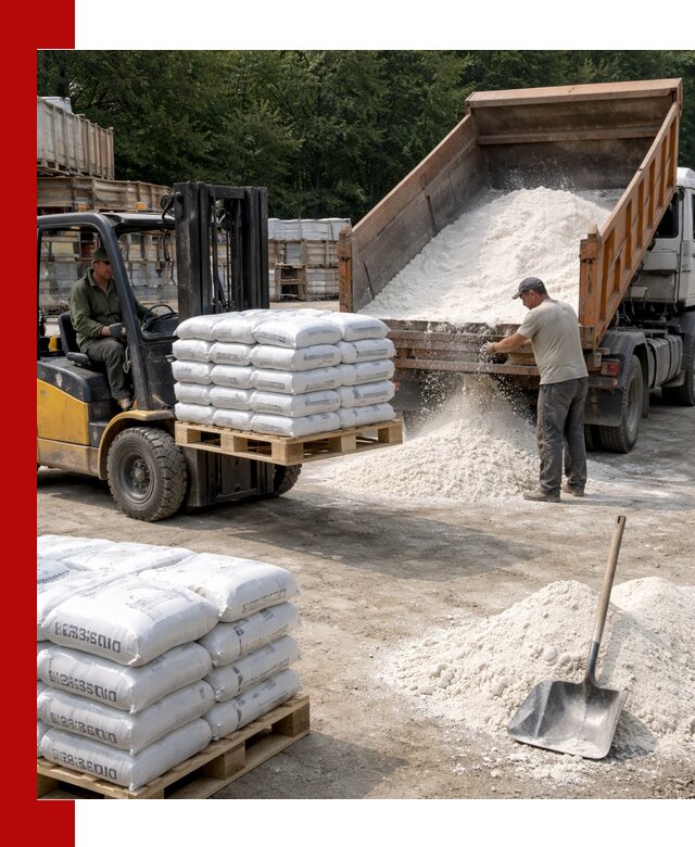 Доставка строительной извести оптом и в розницу в Оренбурге