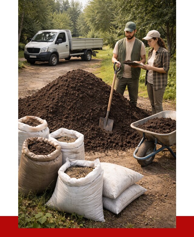 Купить грунт с доставкой в Оренбурге от 4576 р. за м3 | ПРОНЕРУДРнб