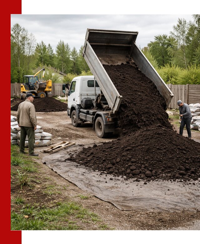 Доставка качественного почвогрунта в Оренбурге оптом и в розницу