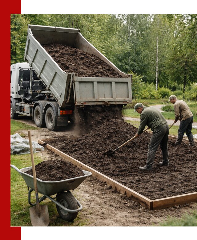 Доставка грунта для озеленения и благоустройства в Оренбурге
