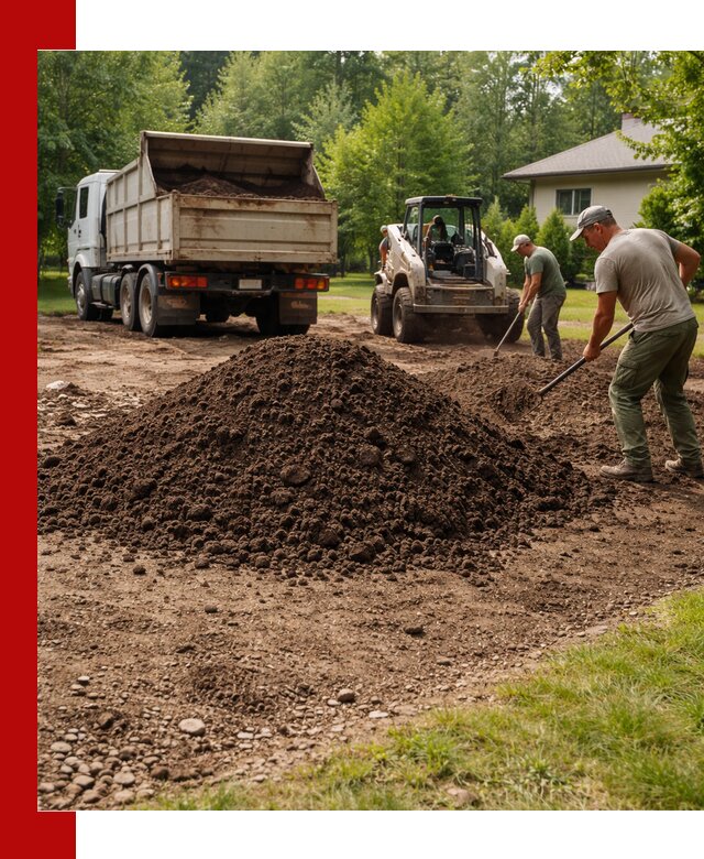 Доставка и укладка грунта для газона в Оренбурге