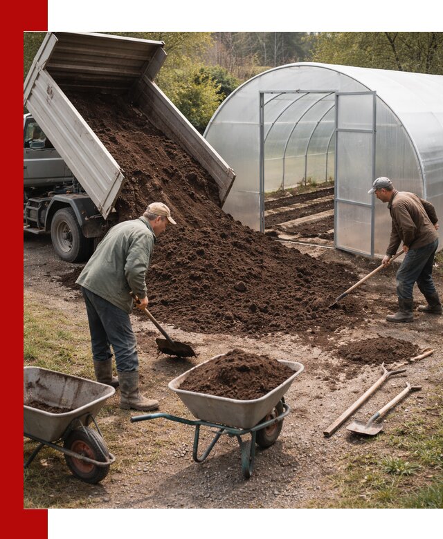 Грунт для теплицы с доставкой в Оренбурге — плодородный субстрат под растения