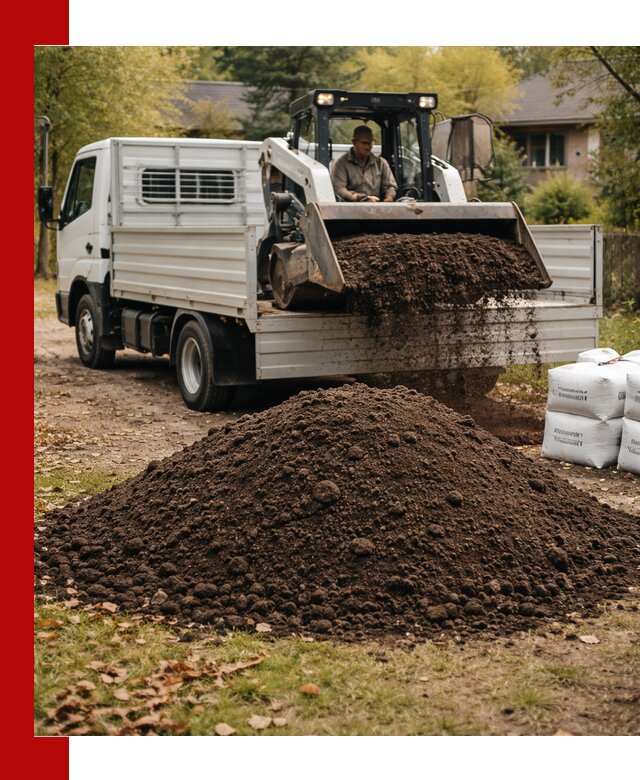 Доставка садовой земли в больших объёмах в Оренбурге