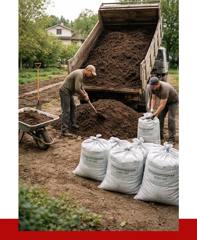 Плодородная смесь в Оренбурге от 4271 р./куб с доставкой | ПРОНЕРУДРнб