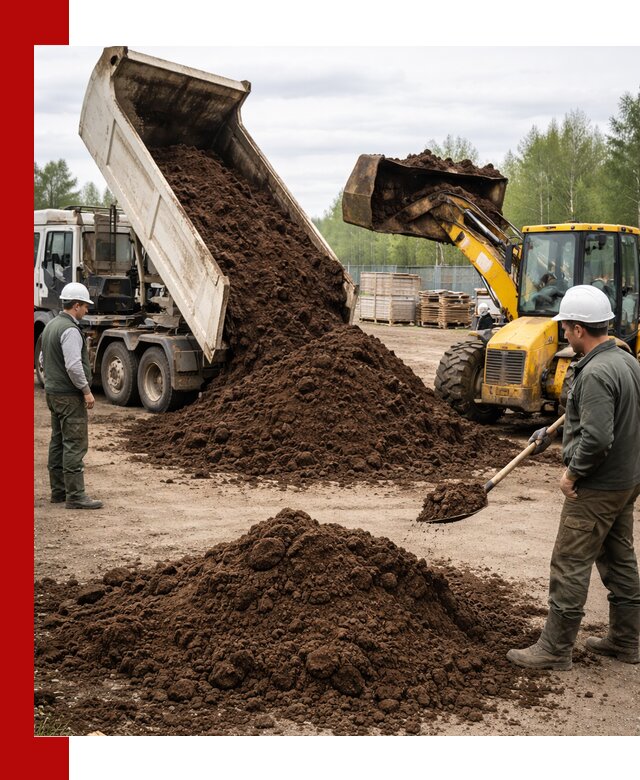 Доставка торфа оптом и в мешках в Оренбурге