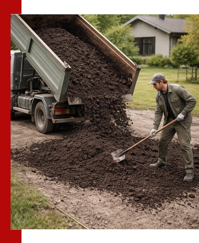 Чернозем для газона с доставкой в Оренбурге быстро и качественно