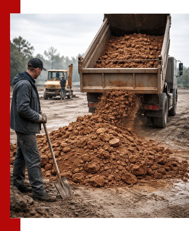 Глина для засыпки в Оренбурге с доставкой самосвалами