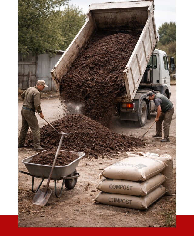 Купить компост в Оренбурге от 4271 р. за куб с доставкой | ПРОНЕРУДРнб