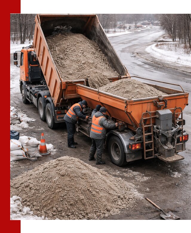 Поставка и вывоз пескосоля в Оренбурге оптом и в розницу